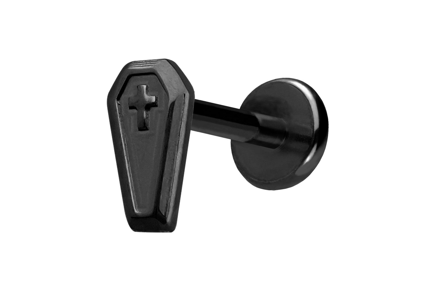 Titan Labret Piercing mit Push Fit SARG